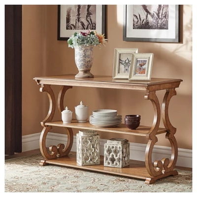 Ravenswood Carved Detail Console Table - Inspire Q® 8 Ravenswood Carved Detail Console Table - Inspire Q® - Image 6