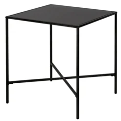 Black Bronze Side Table With Metal Tabletop - Henn&Hart -HOMCOM Shop GUEST 01e4ba2d 4985 49cc 981d 926a3d871e4b