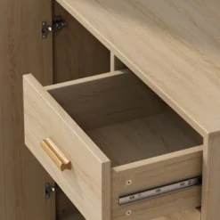 Wooden Cabinet With 4 Drawers And Rattan Decorative Doors, Natural - ModernLuxe 13 Wooden Cabinet With 4 Drawers And Rattan Decorative Doors, Natural - ModernLuxe -HOMCOM Shop GUEST 01eca1fb 6818 4267 9c46 c61d643e080d