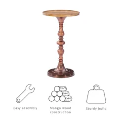 Sonrisa Side Table Copper - Powell Company