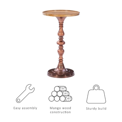 Sonrisa Side Table Copper - Powell Company 3 Sonrisa Side Table Copper - Powell Company