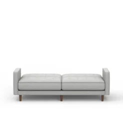 Glenwillow Home 81.5" Mies Upholstered Square Arm Convertible Sleeper Sofa In MCM Vintage Design -HOMCOM Shop GUEST 0318eb5a 9253 406d 8c38 c76484d7eda9