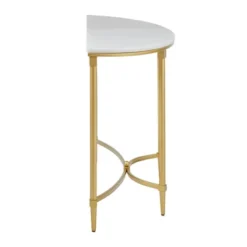 Bordeaux Console Table White/Gold -HOMCOM Shop GUEST 037bd9ae 3c48 48e3 b207 e63de561e958