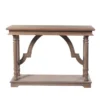 Wood Trestle Console Table With Arch Design Brown - StyleCraft -HOMCOM Shop GUEST 046bcae6 5f6b 40b1 840b fec52ff9d07a