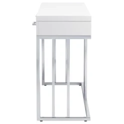 Dalya 2 Drawer Console Sofa Table White High Gloss/Chrome - Coaster 12 Dalya 2 Drawer Console Sofa Table White High Gloss/Chrome - Coaster -HOMCOM Shop GUEST 0493c927 9a2a 4398 ba7a 29a49b453abf