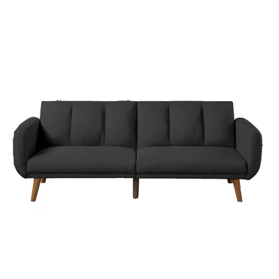 Adjustable Upholstered Sofa With Track Armrests And Angled Legs - Benzara 6 Adjustable Upholstered Sofa With Track Armrests And Angled Legs - Benzara - Image 4