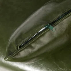 Accent Armchair With Walnut Ruberwood Frame Green - Glitzhome -HOMCOM Shop GUEST 050dd1e9 373c 4eec 971c fd1e010c87f1