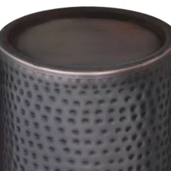 Ledger Metal Side Table Hammered Antique Copper - WyndenHall -HOMCOM Shop GUEST 054153a0 6600 4507 9e7e efec4422f76d