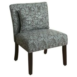 Parker Accent Chair With Pillow - HomePop -HOMCOM Shop GUEST 0559b4b2 37c1 4e15 ba6b f27678ec982b