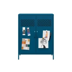 Annie Short Metal 2 Door Cabinet - Mr. Kate -HOMCOM Shop GUEST 0562d3e4 aa98 40e3 b1f3 34ae65ff7c9f