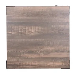 Amargosa Storage Metal Side Table Black/Dark Walnut - HOMES: Inside + Out -HOMCOM Shop GUEST 068c9720 2d50 4f50 b5fc 8c6db0edefa0