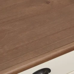 Liza Sofa Table White/Walnut - Buylateral -HOMCOM Shop GUEST 06f1c3b9 7e5e 4ebc b426 9d9e225ab74c