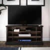 Hoffman Rustic TV Stand For TVs Up To 50" Black And Walnut - Room & Joy -HOMCOM Shop GUEST 06f8d784 211a 49ce 8a61 4472823da9c0