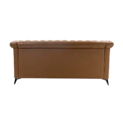 Pablo 81.5" Wide 81.5" Wide Chesterfield Tufted Genuine Wing Back Leather Sofa For Living Room-A+B | ARTFUL LIVING DESIGN -HOMCOM Shop GUEST 08322cb6 b26b 4542 a1df 636e8caf28ff