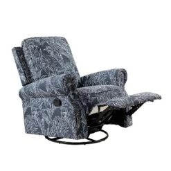Pablo Traditional-normal Manual Swivel Glider Recliner With Nailhead Trims For Living Room | KARAT HOME -HOMCOM Shop GUEST 08344a2f a995 4cdb b049 e8bcae53f18e