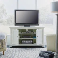 Dover TV Stand For TVs Up To 56" Off White - Home Styles -HOMCOM Shop GUEST 08560551 9f9d 4437 9486 83d05d6eca49