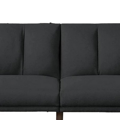 Adjustable Upholstered Sofa With Track Armrests And Angled Legs - Benzara 4 Adjustable Upholstered Sofa With Track Armrests And Angled Legs - Benzara - Image 2