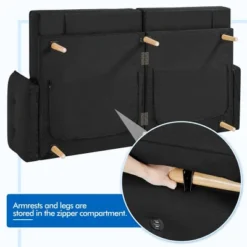 Yaheetech Convertible Sofa Bed Tufted Futon Couch With USB Ports For Living Room -HOMCOM Shop GUEST 08e72c88 cbd1 4ed6 8ca3 6e417b1e311b