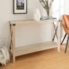 Sophie Rustic Industrial X Frame Entry Table - Saracina Home -HOMCOM Shop GUEST 0956a3b1 8f05 40d8 a646 72a6cd2af587