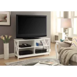 Oxford TV Stand For TVs Up To 46" White - Breighton Home
