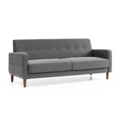 Adair Mid-Century Modern Sofa Couch With Armrest Pockets Tufted Linen Fabric - Mellow 17 Adair Mid-Century Modern Sofa Couch With Armrest Pockets Tufted Linen Fabric - Mellow -HOMCOM Shop GUEST 0a59e63a ec97 4489 b9f2 9c9caf8c2576
