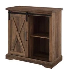 Tertia Industrial Accent Cabinet With Sliding X Barn Door - Saracina Home 21 Tertia Industrial Accent Cabinet With Sliding X Barn Door - Saracina Home -HOMCOM Shop GUEST 0ad1b75d 9008 4cdb b640 2e6f8171a032