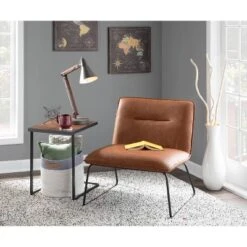 Casper Industrial Accent Chair - LumiSource -HOMCOM Shop GUEST 0b759221 352e 45f9 8cf9 c9b83bb781b1
