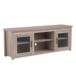 Emma And Oliver TV Stand For Up To 80" TV's - 65" Media Console With Classic Full Glass Doors & 3 Adjustable Shelves -HOMCOM Shop GUEST 0baa4312 42d6 4d2c 9210 810f1ddf529f