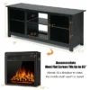 Costway 58'' 2-Tier Fireplace TV Stand W/18'' 1500W Electric Fireplace 65'' -HOMCOM Shop GUEST 0c72eb7d fc89 46c4 9d56 e0f017c5a3cf
