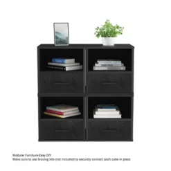 Hastings Home End Table, Stackable Modular Cube With Drawer, Black 14 Hastings Home End Table, Stackable Modular Cube With Drawer, Black -HOMCOM Shop GUEST 0d0759b7 194e 4bd6 8f2a f6cbd46c4748