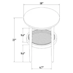Wood & Cane Round Accent Side Table - Hearth & Hand™ With Magnolia 20 Wood & Cane Round Accent Side Table - Hearth & Hand™ With Magnolia -HOMCOM Shop GUEST 0eb2755c d2db 4090 861c f37402a4c9dc