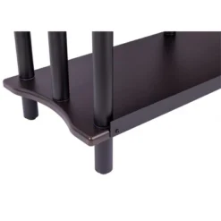 Monolith Double-Wide 3-Tier AV Stand Espresso 300LBS Weight Capacity Per Shelf Organize And Display AV Components Home Theater Or Entertainment System -HOMCOM Shop GUEST 0fc40e68 bdb4 44d2 8cc6 c3cd8b9c256b