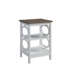 Omega End Table With Shelves - Breighton Home -HOMCOM Shop GUEST 11378344 f7a8 43c1 a4e8 9fe05e022d5d