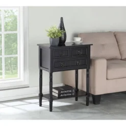 Kendra 3 Drawer Hall Table With Shelf - Breighton Home 18 Kendra 3 Drawer Hall Table With Shelf - Breighton Home -HOMCOM Shop GUEST 121349b5 9895 405f 912a b76760b649a9