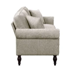 Evok Contemporary Chenille Upholstered Sofa - MiBasics -HOMCOM Shop GUEST 12178d94 8aee 4d1a ace0 55cb93a764e9