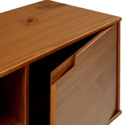 Solid Wood Mid-Century Modern TV Stand For TVs Up To 80" - Saracina Home -HOMCOM Shop GUEST 1230d599 1ffc 49f5 88b2 9c14434896a7