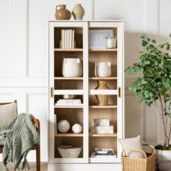 72" Promontory Cabinet With Sliding Doors - Threshold™ Designed With Studio McGee -HOMCOM Shop GUEST 123e42a0 83f1 4a74 b01e b843c1da7645