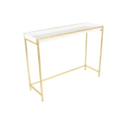Set Of 2 Contemporary Console Tables White - Olivia & May -HOMCOM Shop GUEST 13638325 3cb7 4876 8ed0 20bef5715dec