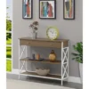 Tucson 1 Drawer Console Table With Shelves Driftwood/White - Breighton Home -HOMCOM Shop GUEST 155791ad c57e 4e52 82eb 4ee13ccf3931