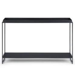 47" Morton Tray Top Console Table Black - WyndenHall -HOMCOM Shop GUEST 158f5581 ab25 47a3 b9ec 3a13abb7f73d