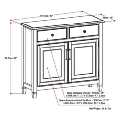 Hampshire Entryway Storage Cabinet - WyndenHall -HOMCOM Shop GUEST 16eb4564 d8a8 493a 8541 ac62fbc3a8fa