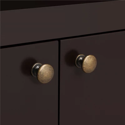 Yaheetech High Quality TV Stand Large Display TV Cabinet Shelf W/2 Storage Doors,Espresso 7 Yaheetech High Quality TV Stand Large Display TV Cabinet Shelf W/2 Storage Doors,Espresso - Image 5