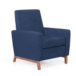 Helmville Contemporary Upholstered Club Chair - Christopher Knight Home -HOMCOM Shop GUEST 17aeaff0 25db 44ce b4a3 501d27c44df9