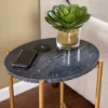 Vonceach Side Table With Wireless Charging Station Gold - Aiden Lane -HOMCOM Shop GUEST 18159bfa d3f0 4760 9dd7 ad601f81469d