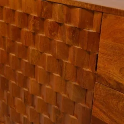 2 Door Honeycomb Design Wooden TV Console With 3 Drawers Walnut Brown - The Urban Port 9 2 Door Honeycomb Design Wooden TV Console With 3 Drawers Walnut Brown - The Urban Port -HOMCOM Shop GUEST 19120bc9 0d45 434d 8a8f 39acb6b5395f