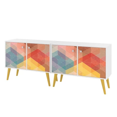 Set Of 2 Avesta Double Side Table - Manhattan Comfort 12 Set Of 2 Avesta Double Side Table - Manhattan Comfort - Image 10