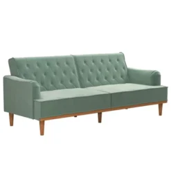 Stella Vintage Convertible Sofa Bed Futon - Mr. Kate -HOMCOM Shop GUEST 19f9bbbd 8ee6 44fd 82e0 e503860c323a