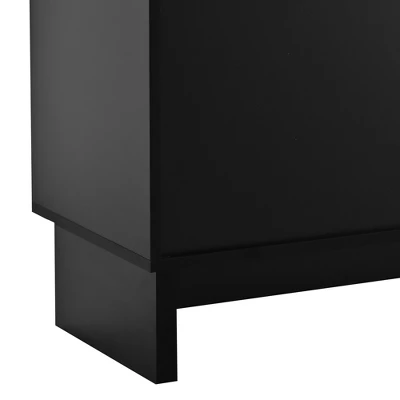 Modern Storage Cabinet With Rattan Door And Adjustable Shelves, Accent Cabinet Buffet Cabinet For Living Room-ModernLuxe 14 Modern Storage Cabinet With Rattan Door And Adjustable Shelves, Accent Cabinet Buffet Cabinet For Living Room-ModernLuxe - Image 12