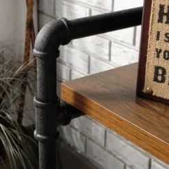 Iron City Anywhere Console Checked Oak - Sauder -HOMCOM Shop GUEST 1b19ad6f 2722 4a9f a864 3f1faf0d0c54