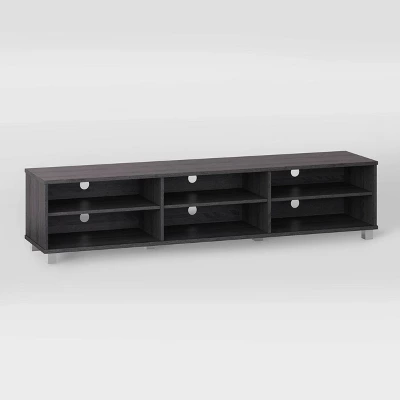 Hollywood TV Stand For TVs Up To 85" Wood Grain - CorLiving 5 Hollywood TV Stand For TVs Up To 85" Wood Grain - CorLiving - Image 3